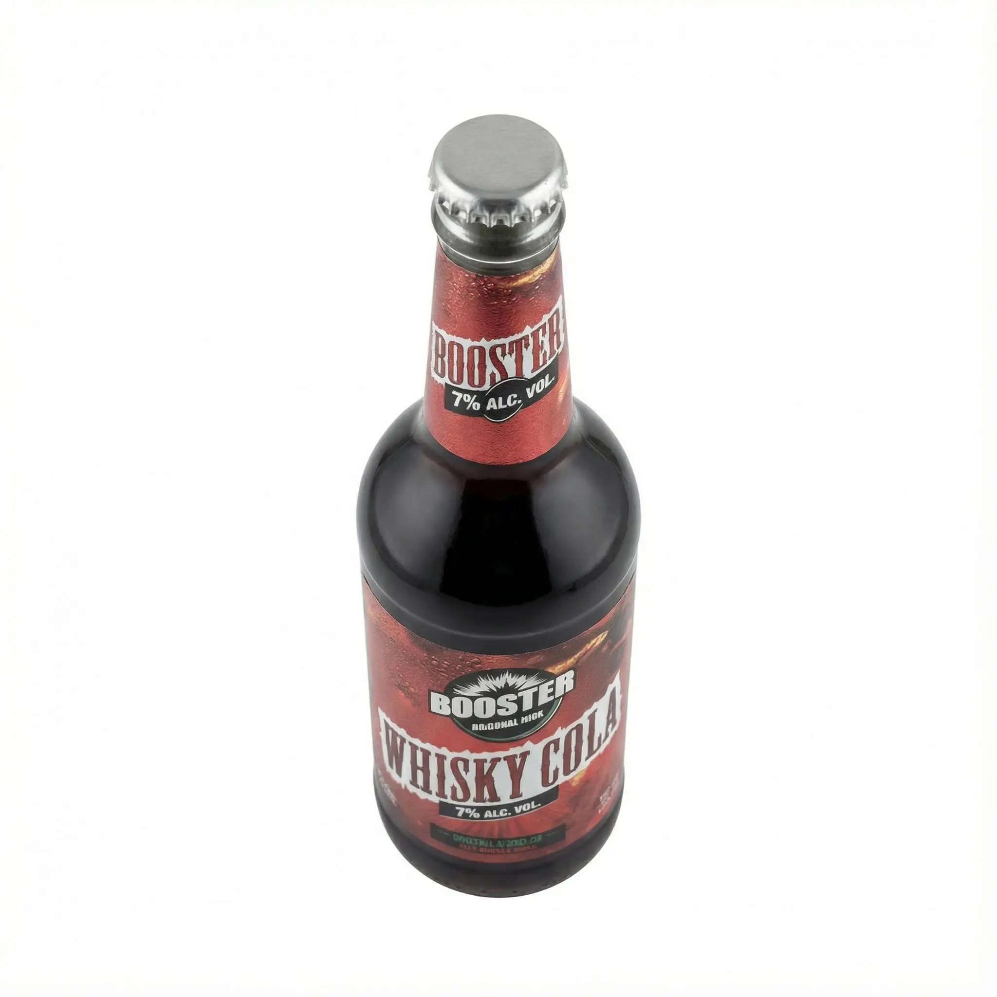 capsule argent boisson booster cola en bouteille 65 cl